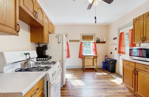 Jefferson Casa | Country home w/stream, yard, garden, snowmobile access, nr Santa's Village