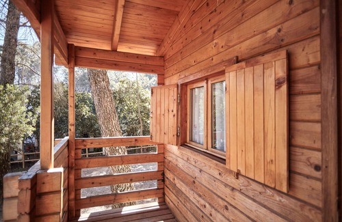 Hornos Casa | Casa rural 'Cabaña 1' con vistas a la montaña, piscina compartida y aire acondicionado