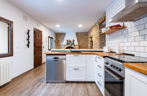 Les Useres Casa | Casa rural 'Mas Del Sandungo' con vistas a la montaña, piscina privada y Wi-Fi