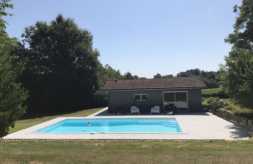 Gamarde-les-Bains Casa | Casa de campo con piscina en el sur de las Landas.