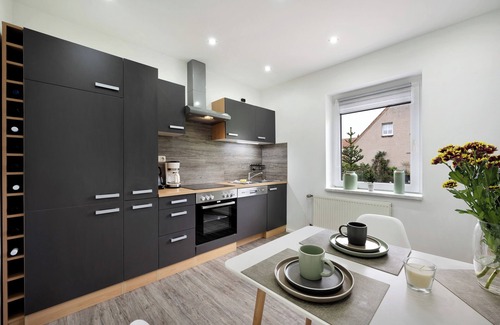 Kalkhorst Casa | Casa de vacaciones 'Haus Friede' con terraza privada, jardín privado y wifi