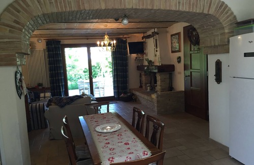 San Vito Chietino Casa | Casa de campo con piscina rodeada de un huerto