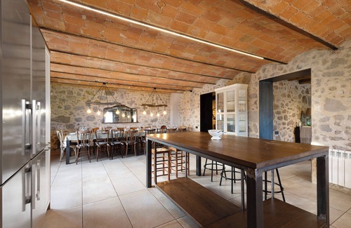 Berga Casa | Casa rural 'La Creu De La Pinya' con vistas a la montaña, Wi-Fi y aire acondicionado