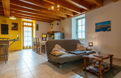 Vals-les-Bains Casa | Casa rural 'Le Bacci' con vistas a la montaña, jardín privado y Wi-Fi