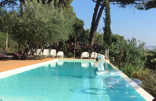 Citta del Mare Cabaña | Country house with communal pool sea view