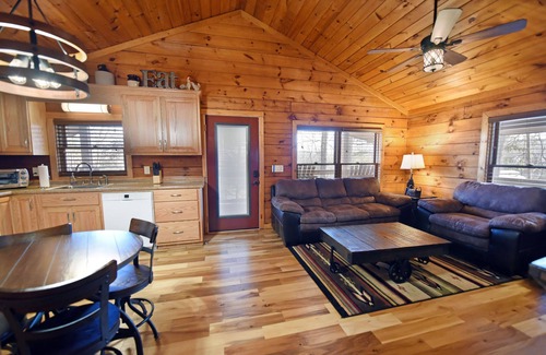 Blairsville Cabina | Country Mountain Cabin 2 King Suite Hot Tub