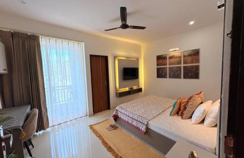 Sanganer Apartamento | Couple Canvas- Luxurious 1-BHK Peaceful Apartment