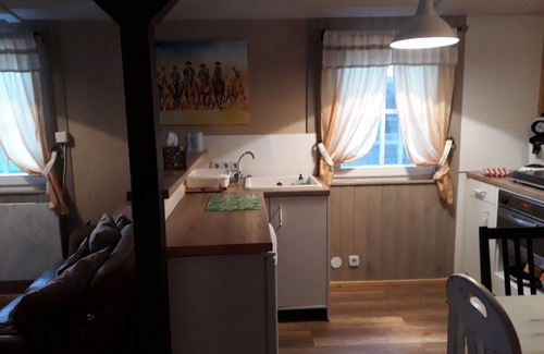 Windelsbach Apartamento | Cowboy Cottage vacation apartment (43 sqm) with veranda and barbecue facilities