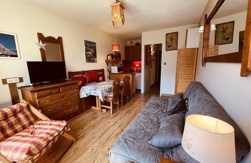 Plan Peisey Apartamento | Acogedor estudio 4 pers, balcón sur, cerca de pistas - Plan Peisey