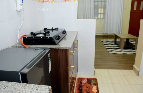 Nanyuki Apartamento | Cozy 1-bedroom apartment inNanyuki with Free Wi-fi, fully furnished kitchen