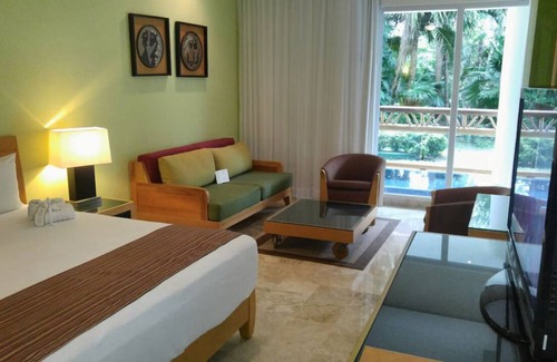 Las Jarretaderas Complejo | Cozy 1-bedroom Suite with fitness room, AC in charming Nuevo Vallarta