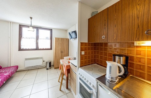 Saint-Francois-Longchamp Apartamento | Acogedor estudio de 16 m² para 2 pers en el centro de la estación con TV y cocina equipada