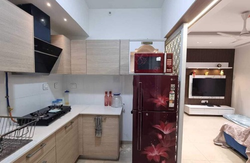 Bengaluru Apartamento | Cozy 1BHK Bhartiya City, near Manyata Techpark, 30 Min Drive 2 Airport wifi & AC