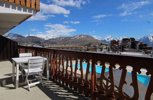 Jeux Apartamento | Apartamento acogedor 2P para 6 personas con balcón en el centro de Alpe d'Huez