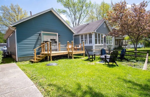 Millersport Cabaña | Rural-Baño privado con ducha-Rural-Vista al Lago-Buckeye Lake Cottage