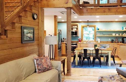 Cashiers Cabina | Cozy 2 bedroom, pet friendly cabin in Cashiers, NC with spectacular views.
