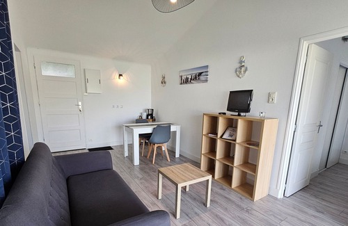 Saint-Michel-en-l'Herm Cabaña | Acogedor Gîte para 2 entre playas y Marais Poitevin con terraza y jardín
