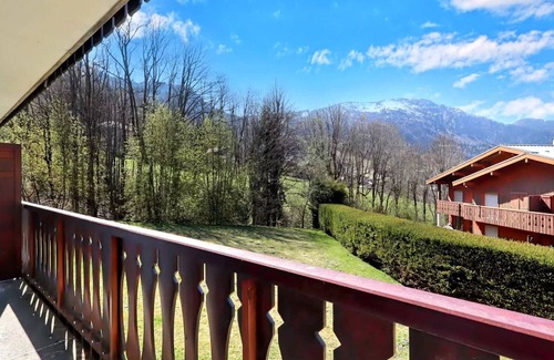 Les Houches Apartamento | Acogedor piso de 2 piezas, 4 pers., centro de Les Houches con garaje