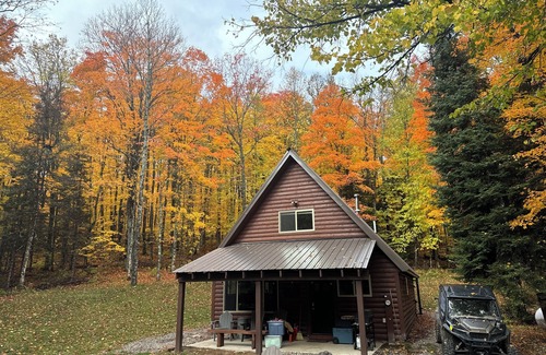 Iron River Cabina | Cozy 3-bedroom cabin in Ottawa National Forrest near Iron River MI.