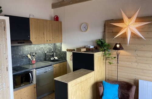 Bellentre Apartamento | Acogedor apartamento de 3 piezas con piscina y parking en La Plagne