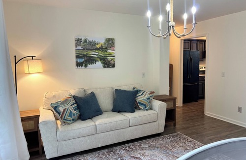 Olivia Casa | Cozy 3BR/2BA home in Carolina Trace ~ Sleeps 8 ~ Deck ~ Fence ~ Golf Course View