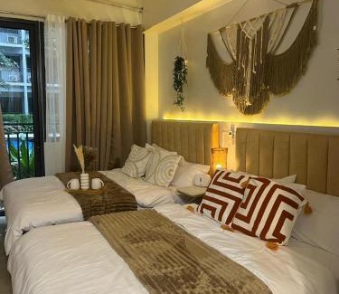 Barangay 76 Apartamento | Cozy & Aesthetic walking distance to MOA,near NAIA AIRPORT with NETFLIX,MINIVIDEOKE,BOARDGAMES-DUXE4