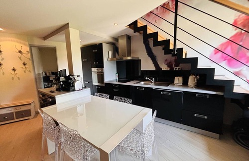Bellentre Apartamento | Acogedor apartamento para 7 pers. con cocina equipada, balcón y casillero de esquí - La Plagne