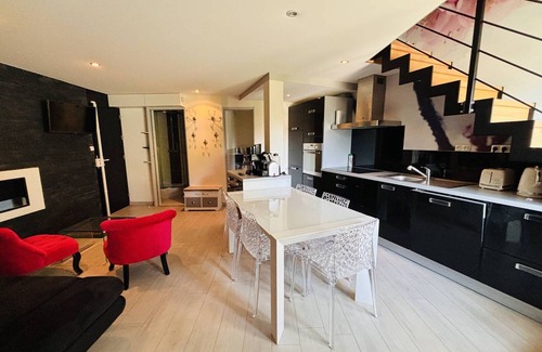 Bellentre Apartamento | Acogedor apartamento para 7 pers. con cocina equipada, balcón y casillero de esquí - La Plagne