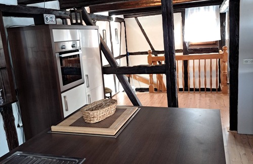 Trusen Apartamento | Cozy apartment in a half-timbered house. Pet friendly