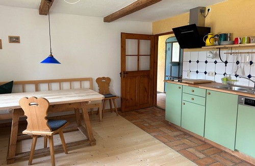 Unterammergau Apartamento | Acogedor apartamento "Ferienwohnung Filser" con vistas a la montaña