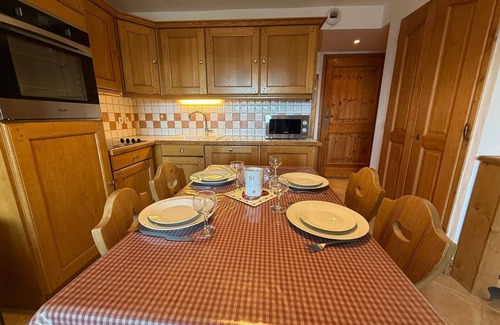 Bisanne 1500 Apartamento | Apto acogedor 4 pers, cerca pistas, totalmente equipado