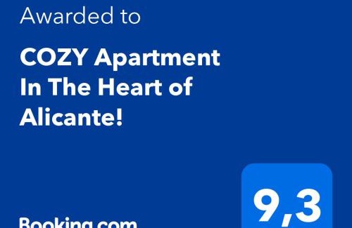 Alicante Apartamento | COZY Apartment In The Heart of Alicante!