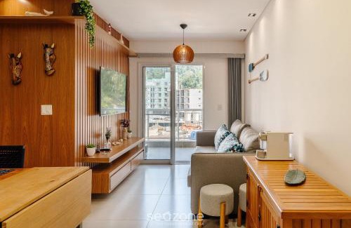 Praia Grande Apartamento | Apart Acogedor con Barbacoa 550m - Playa IRE021