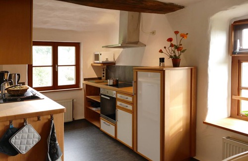 Borgholzhausen Apartamento | Acogedor apartamento con entrada independiente y amplio balcón.