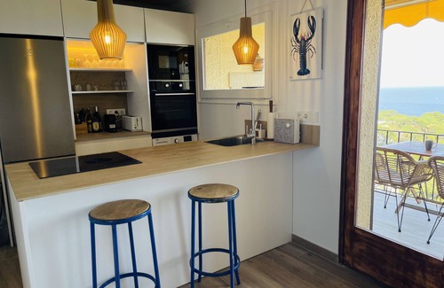 Calella de Palafrugell Apartamento | Acogedor apartamento con una vista impresionante en Calella de Palafrugell