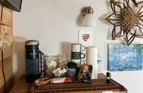 Davenport Cabina | Cozy “bed in a shed” cabin with WiFi and AC in charming East Meredith