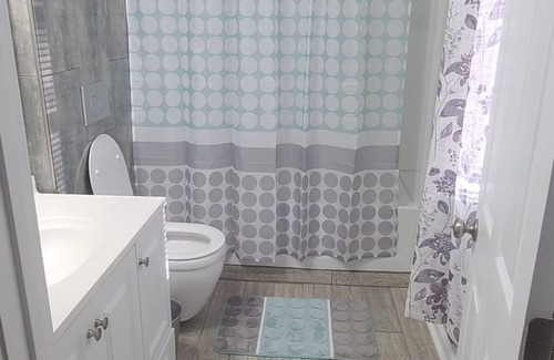 Lawrenceville Casa | Cozy bedroom with private bathroom, and separate, direct access entrance.