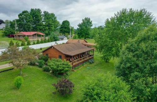 Brookville Casa | Cozy Brookville Home with Fire Pit and Deck!