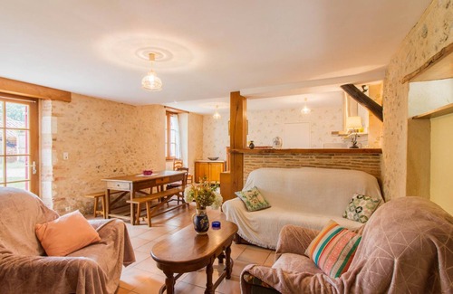 Saint-Crepin-d'Auberoche Cabaña | Casa rural encantadora cerca de Périgueux con jardín cerrado y barbacoa
