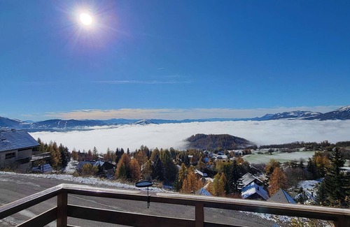 Saint-Michel-de-Chaillol Chalet De Esquí | Chalet acogedor para 9 personas con balcón sur, 4 dormitorios, 2 baños, cocina equipada y chimenea