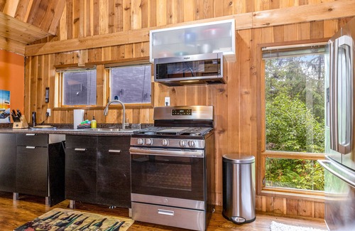 Alyeska Cabina | Cozy Cabin in Central Girdwood W/ Wood Stove, Washer/Dryer, & Free WiFi