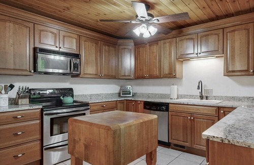 Highlands Cabina | Cozy Cabin In-town by Mirror Lake-1.7 miles to Main St, Hot tub, & fireplace!
