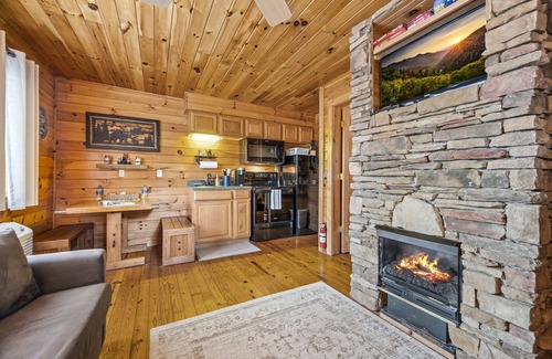 Bryson City Cabina | Cozy cabin minutes from downtown Bryson City/Tail of the Dragon. Pet-Friendly!