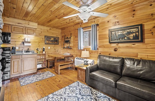 Bryson City Cabina | Cozy cabin minutes from downtown Bryson City/Tail of the Dragon. Pet-Friendly!