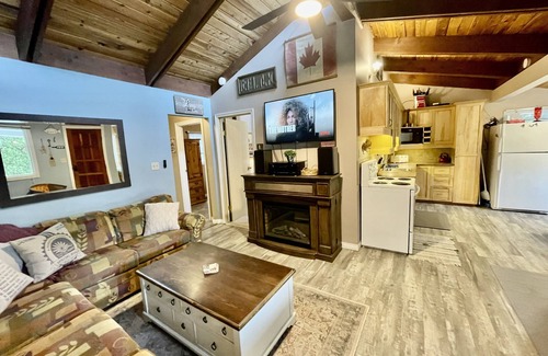 Swansea Point Cabina | Cozy cabin w/ Trailer, Sleeps 6 - 10 guests, Walking Distance to Beach, Hot Tub!