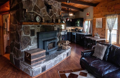 Fleischmanns Casa | Acogedora cabaña con excelentes vistas y chimenea!