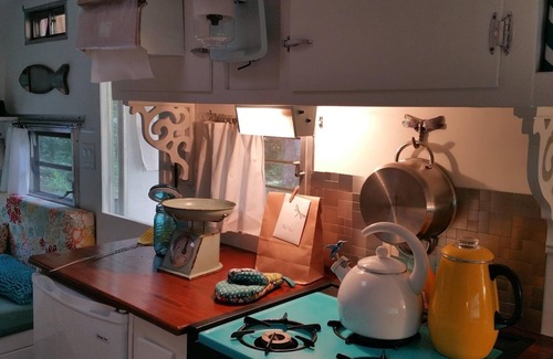 Farmington Casa | Cozy Camper in the Woods w/ Trails & Fishing Pond - showcased by HGTV!