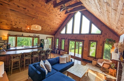 Margaretville Casa | Cozy Catskills A-frame hideaway