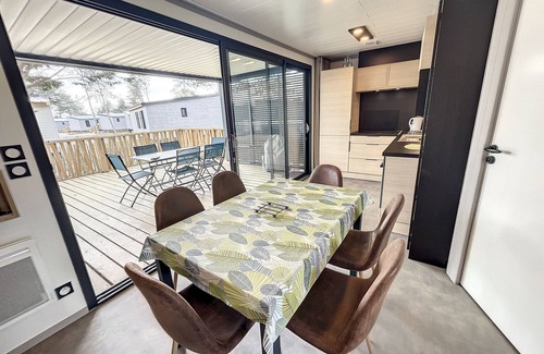 Jullouville Chalet De Esquí | Chalet con piscina cubierta - A 2 pasos del centro y la playa - Terraza y jardín privados