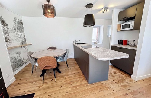 Saint-Pair-sur-Mer Casa | Casa acogedora en el centro, a 200m de la playa, 2 habitaciones